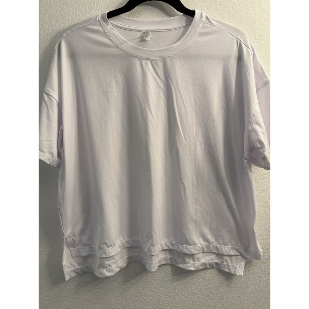 90 Degree By Reflex Womens White Athletic Shorts Cover-Up